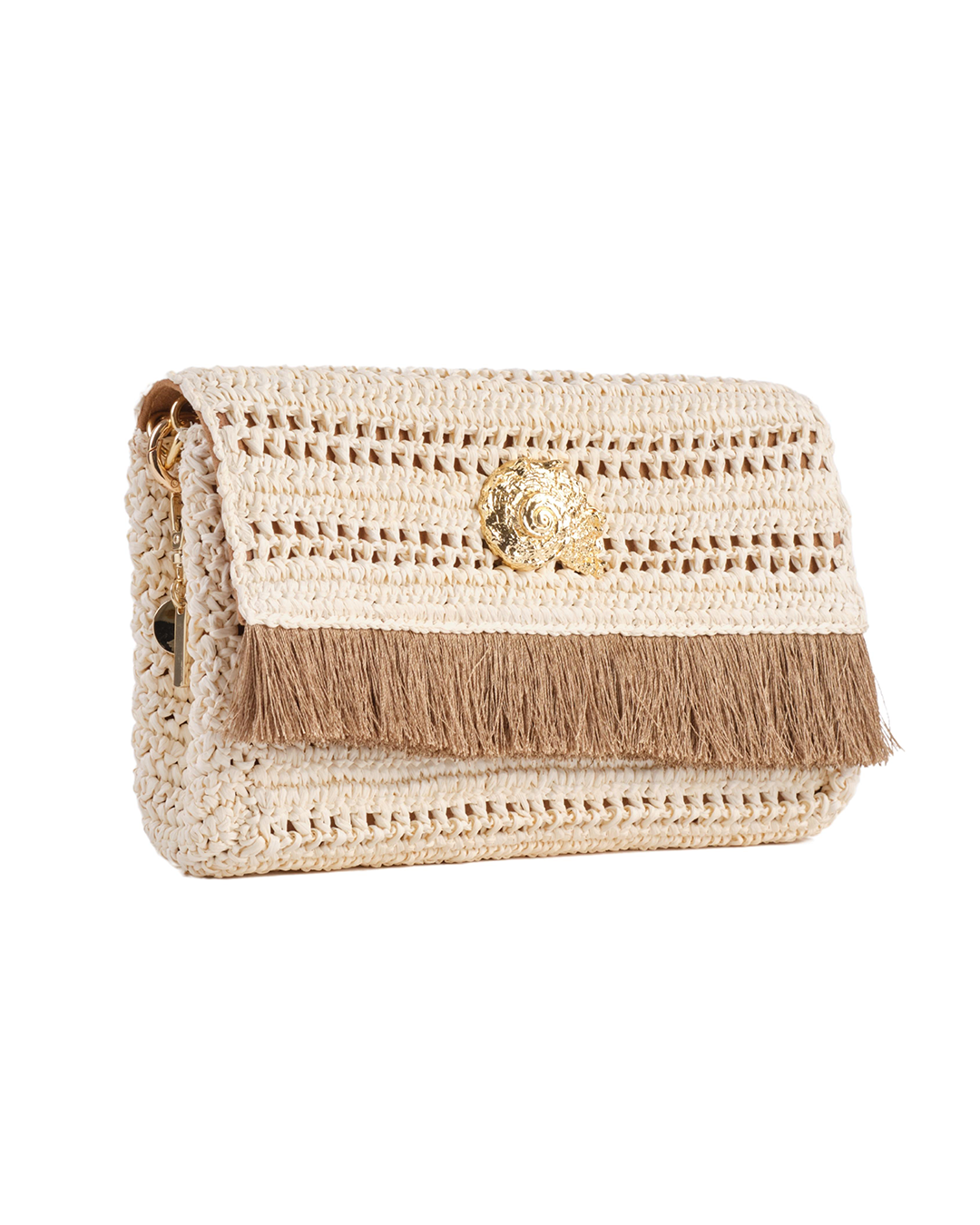 Slim Raffia Clutch 6B