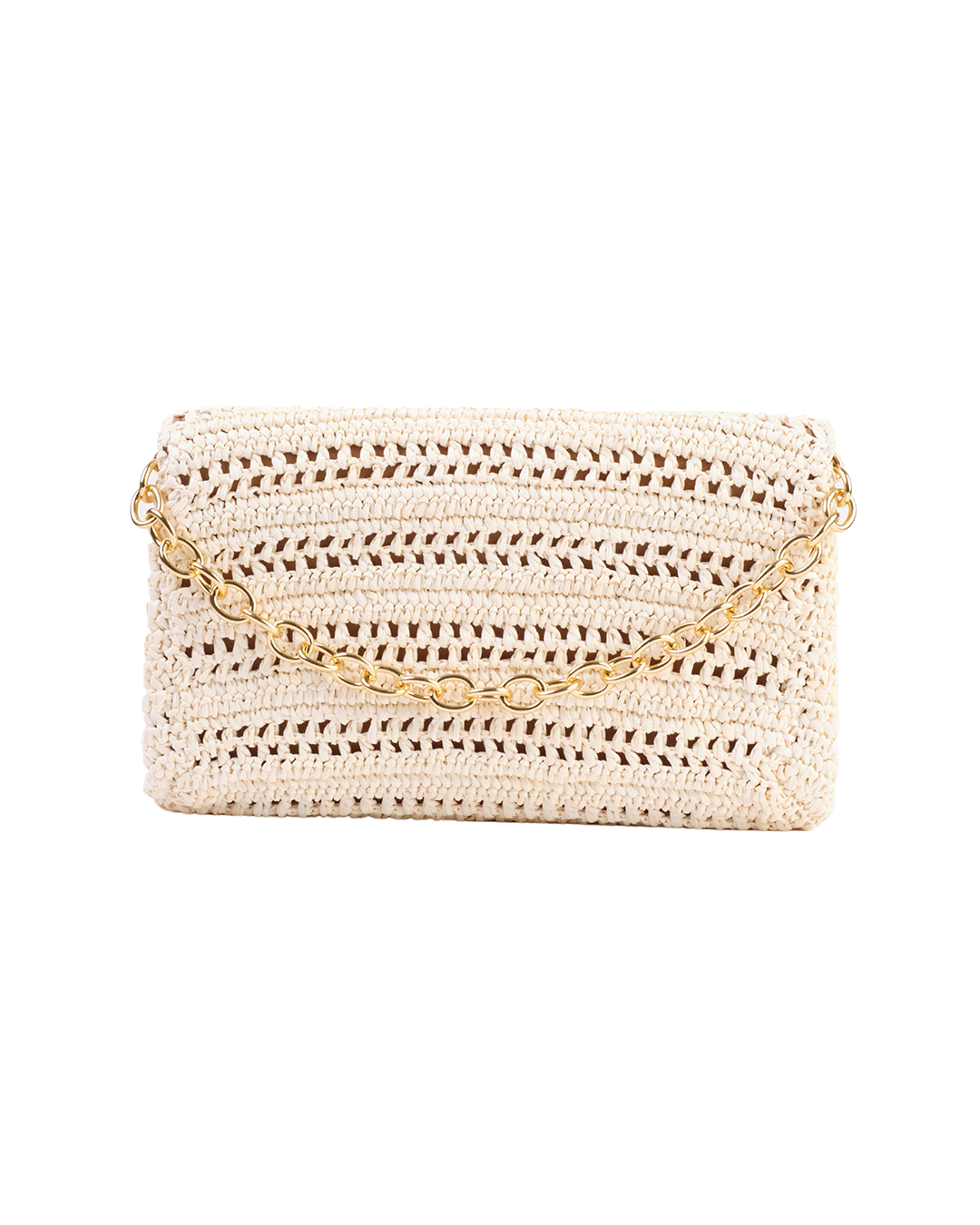 Slim Raffia Clutch 6B