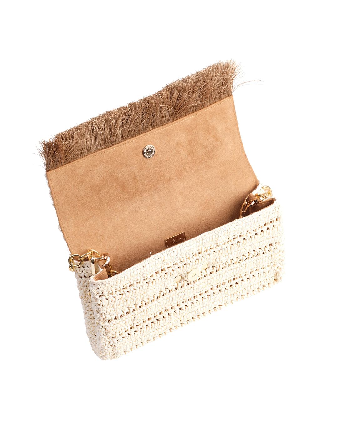 Slim Raffia Clutch 6B