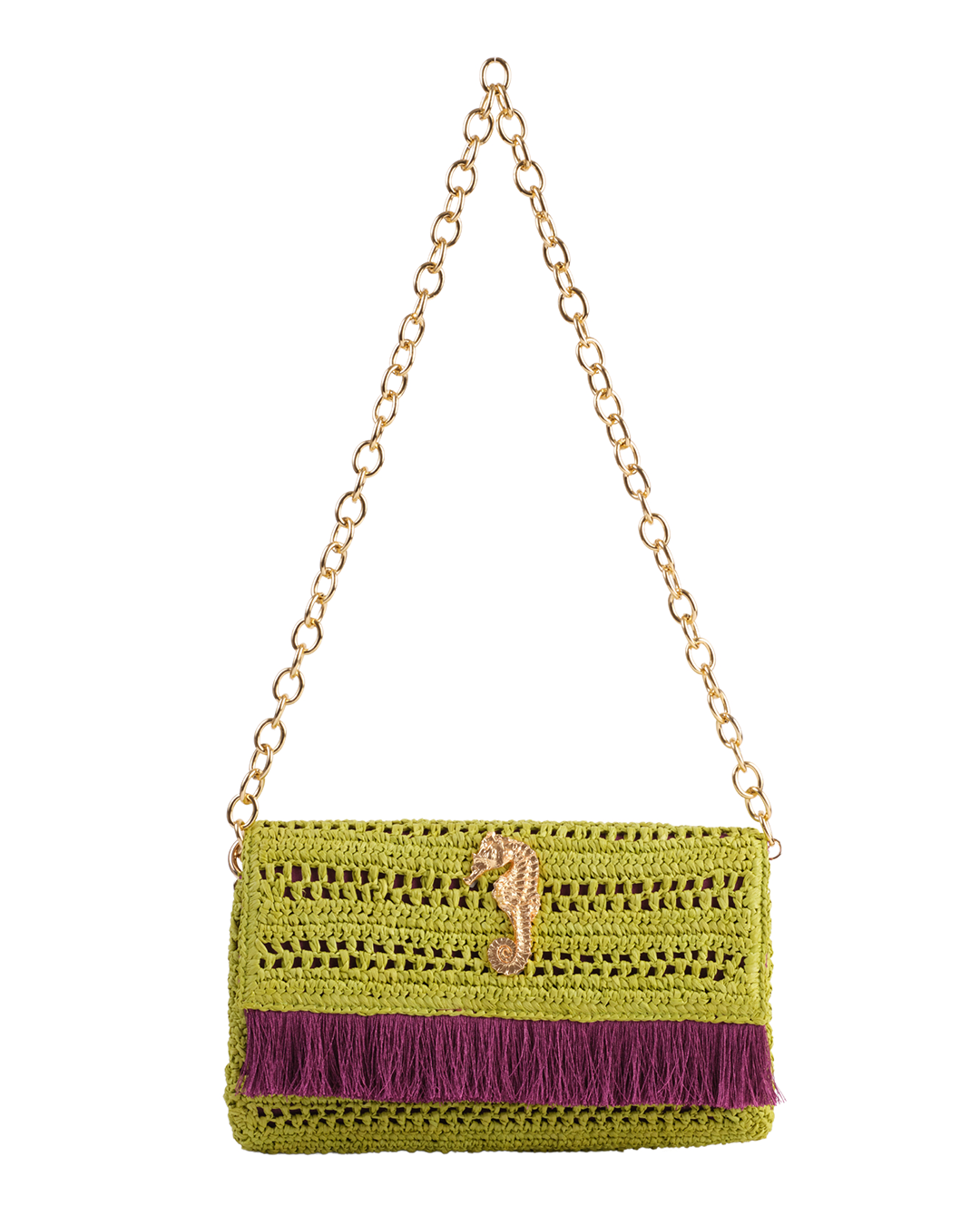 Slim Raffia Clutch 6C
