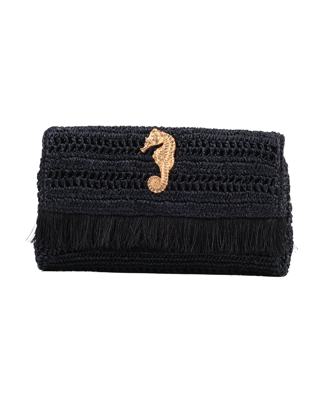 Slim Raffia Clutch 6D