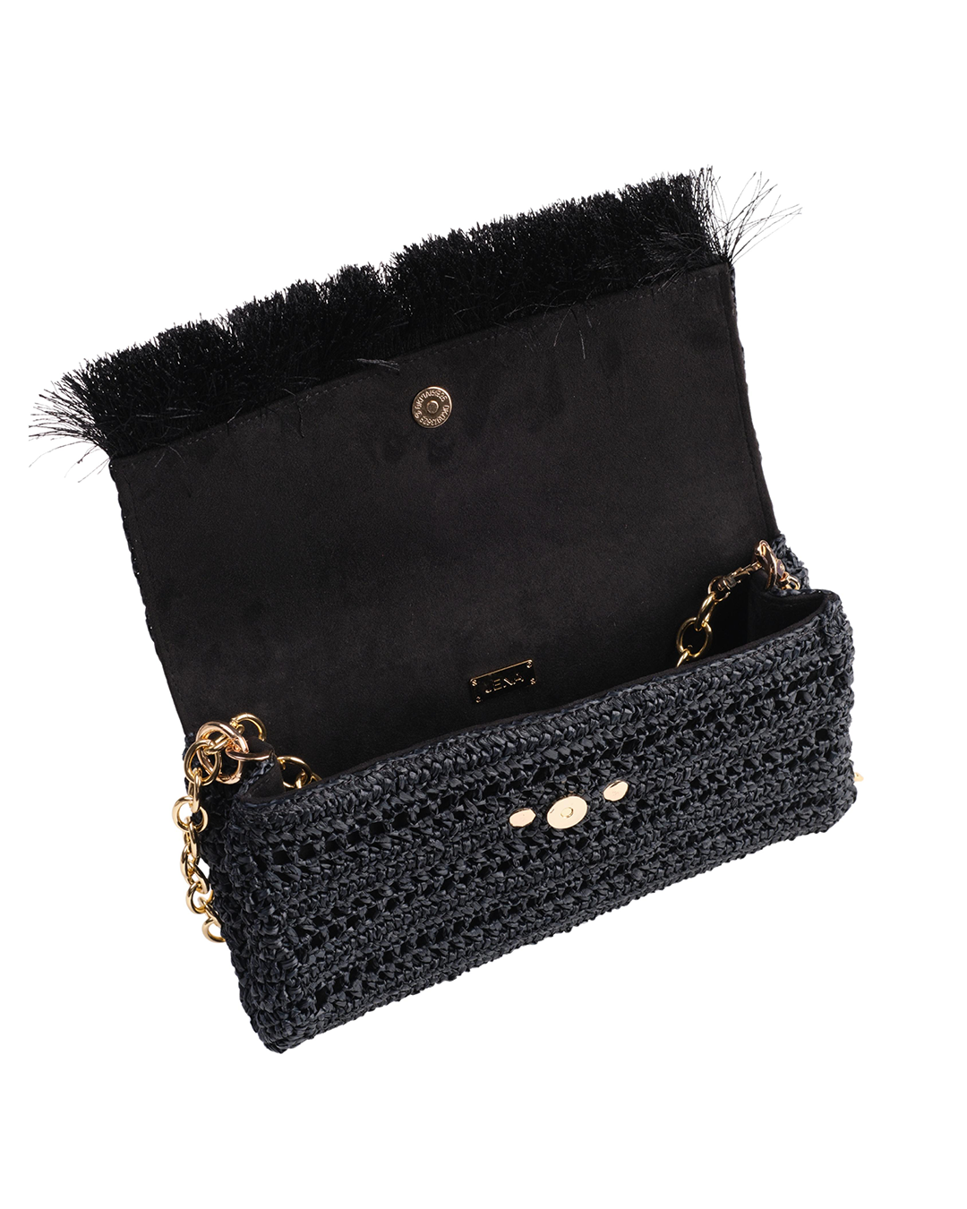 Slim Raffia Clutch 6D