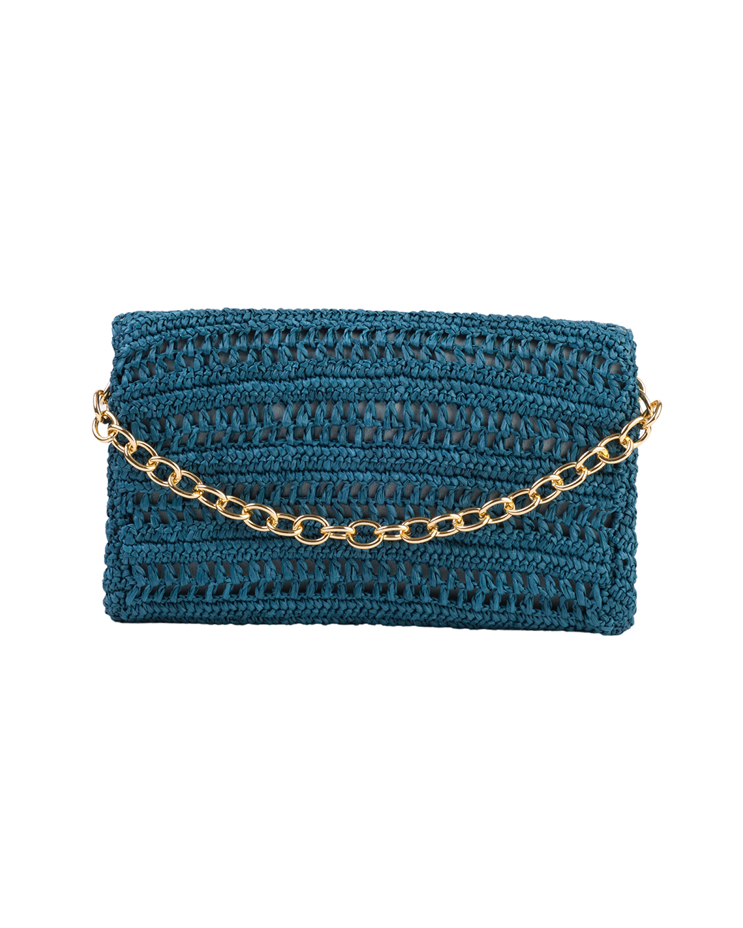 Slim Raffia Clutch 6E