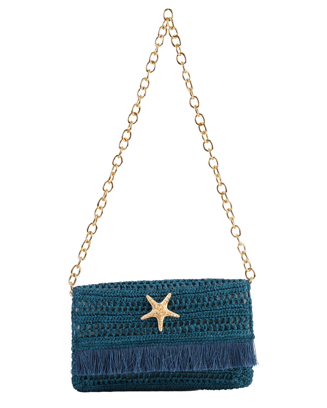 Slim Raffia Clutch 6E