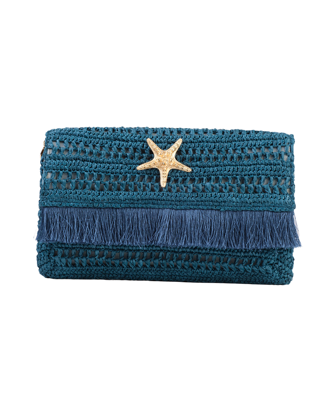 Slim Raffia Clutch 6E
