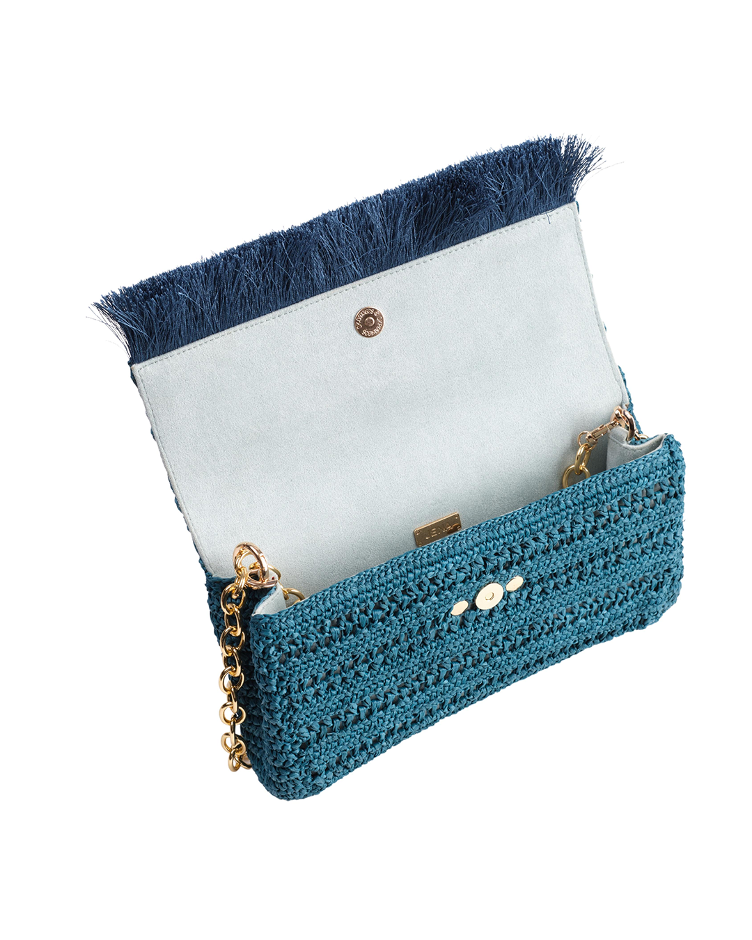 Slim Raffia Clutch 6E