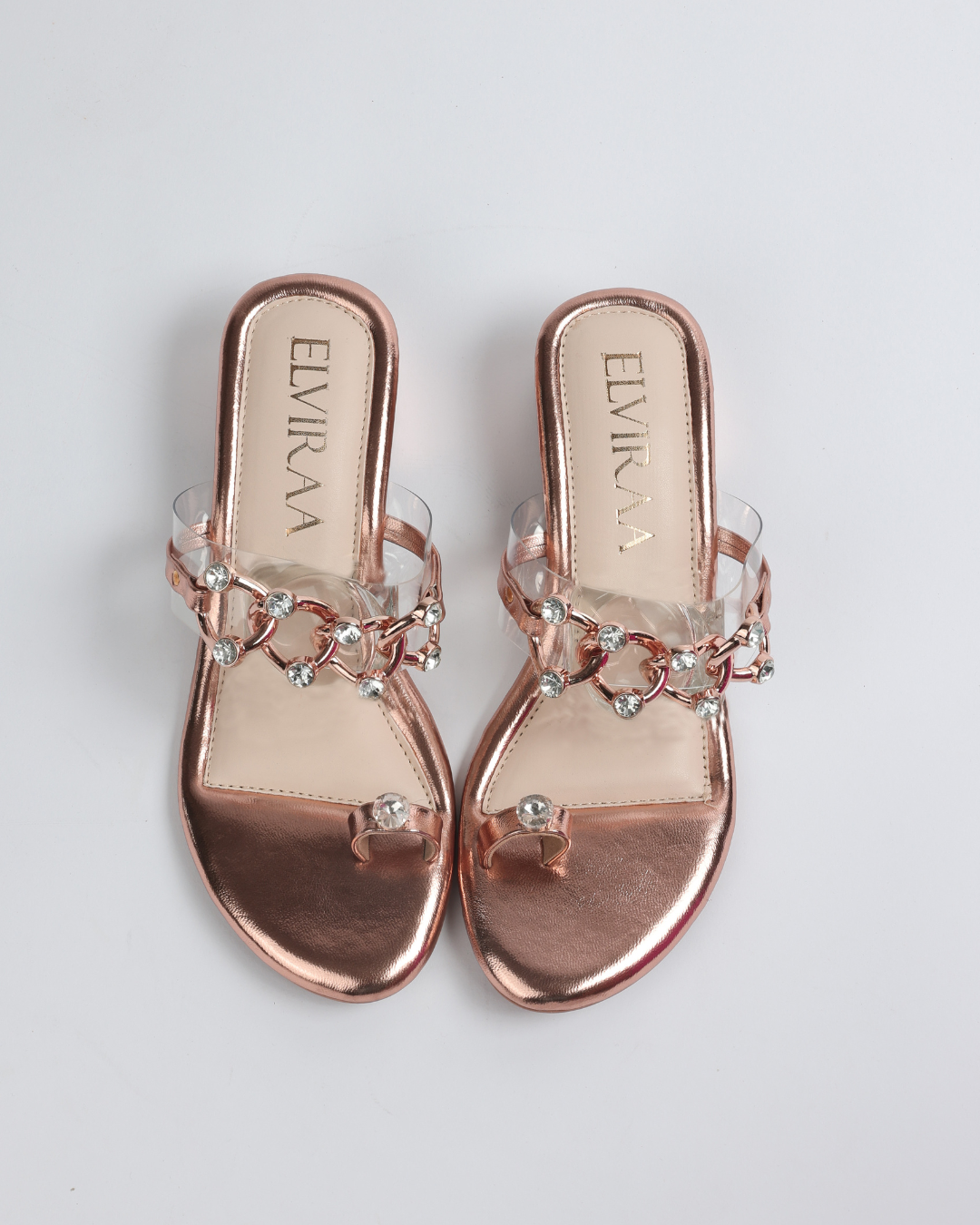 Chain Embellished heel