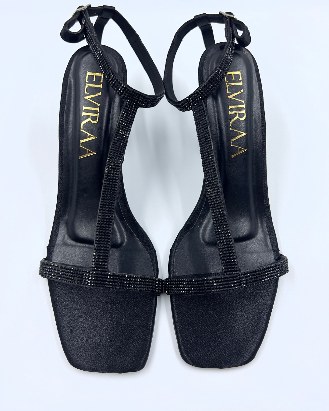 Tstrap Rhinestone Heels 2