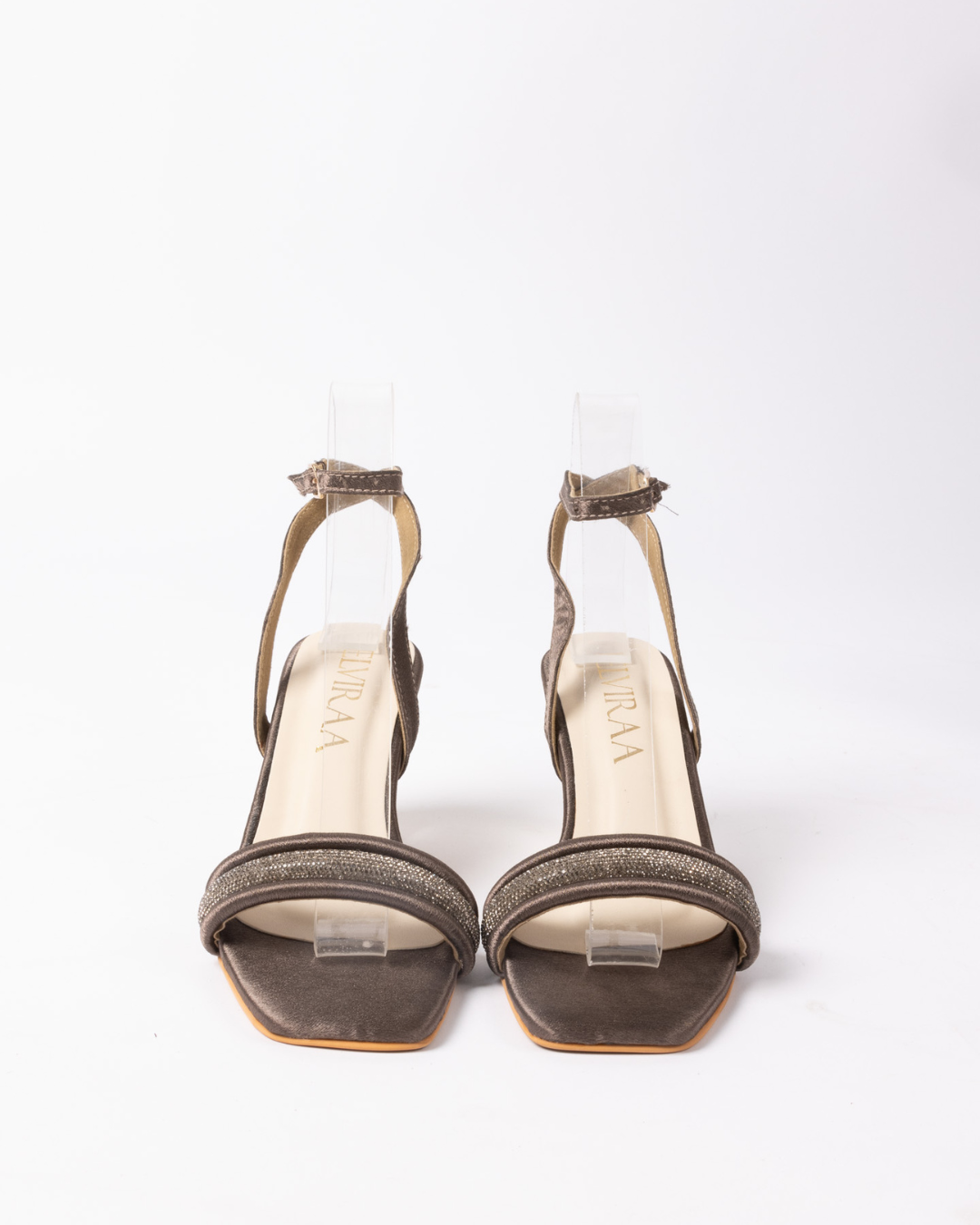 Puffy Diamond strap High heel
