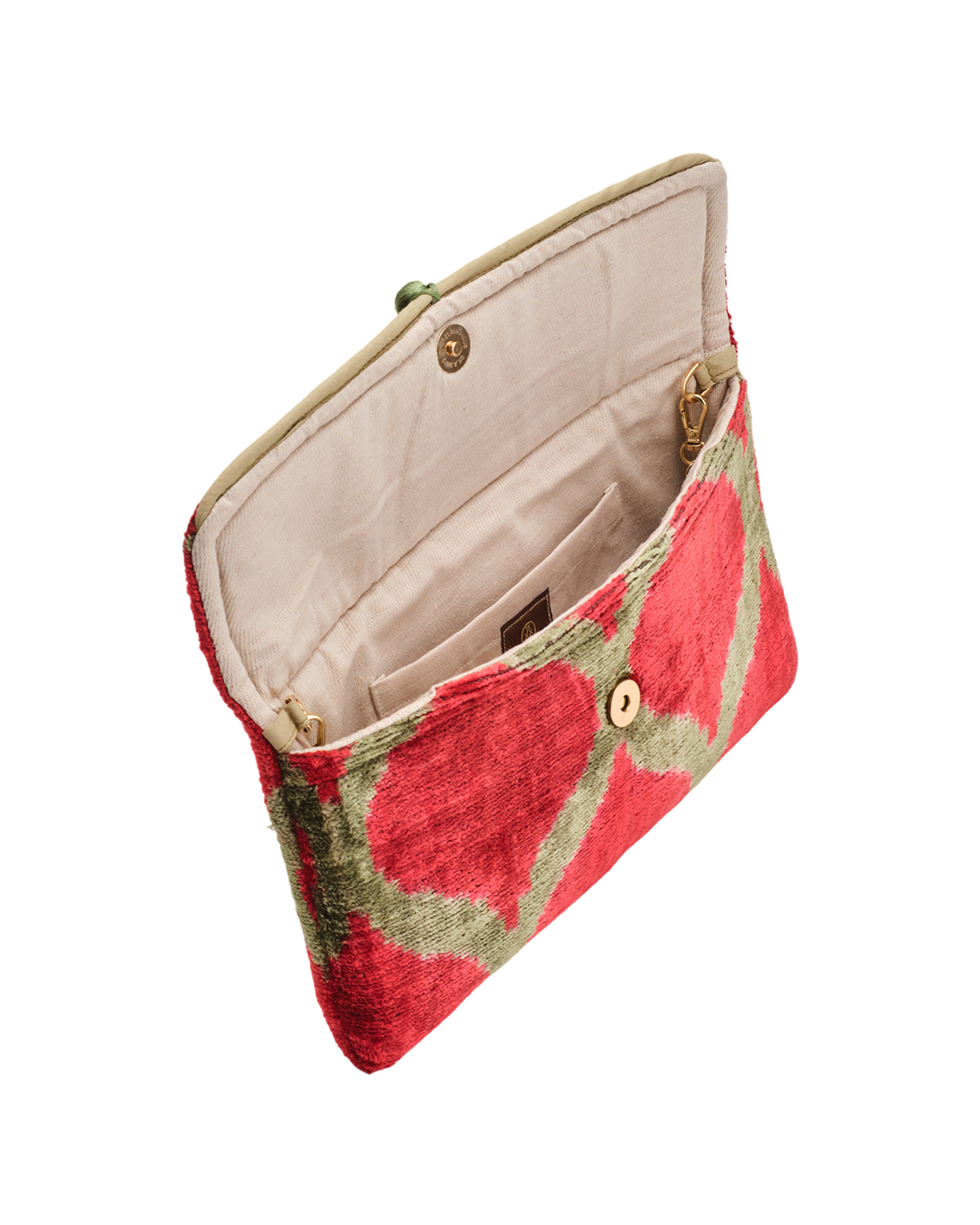 Velvet Silk Foldover Clutch 3C