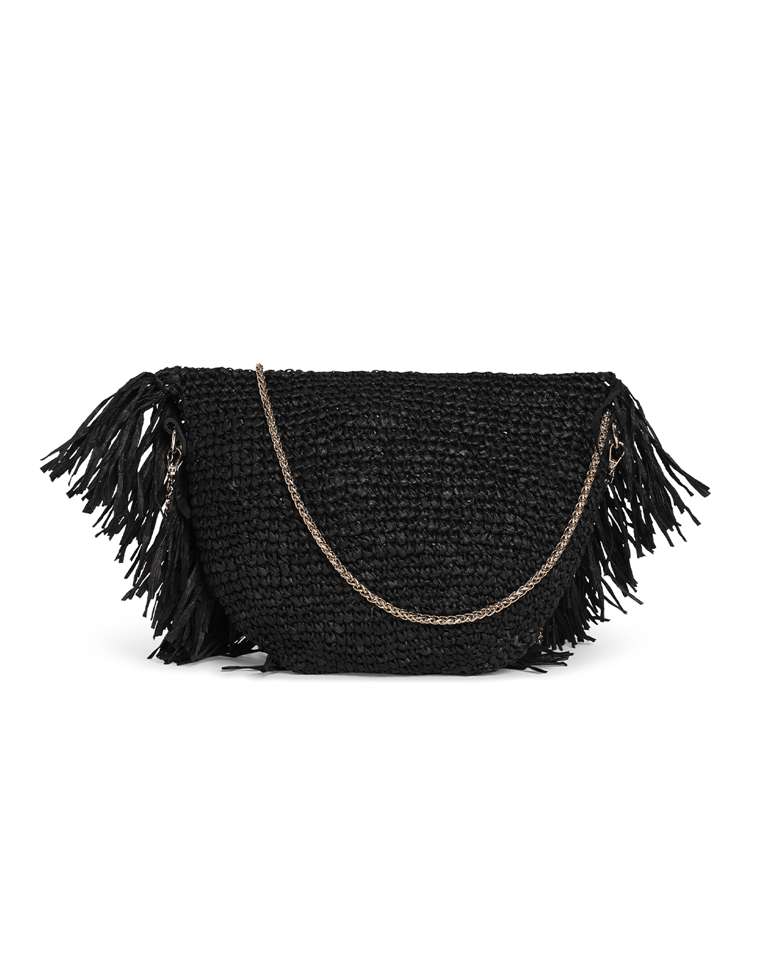 Raffia Moon Crossbody 4A