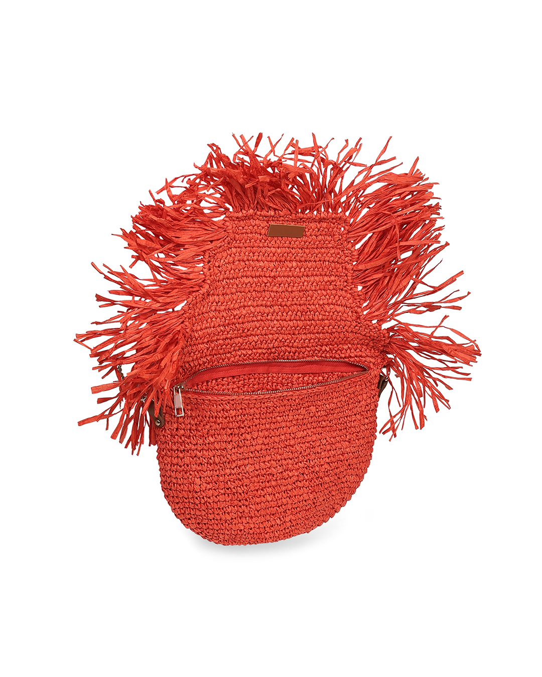 Raffia Moon Crossbody 4B