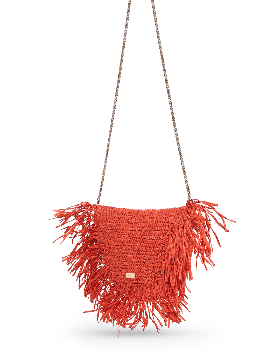 Raffia Moon Crossbody 4B