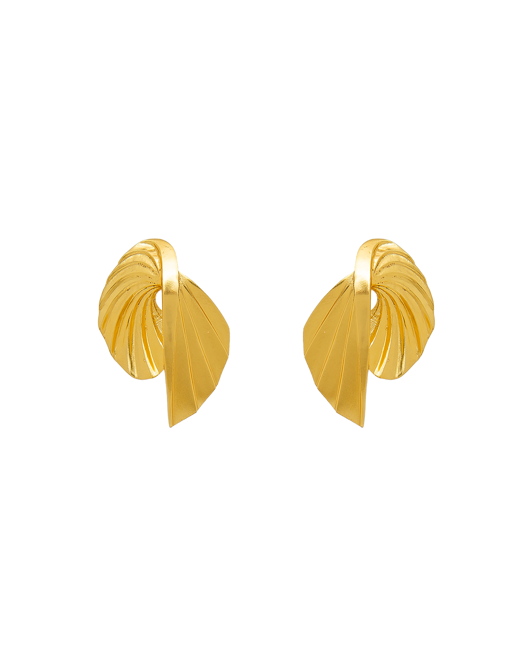 CURVED SHELL EARRING