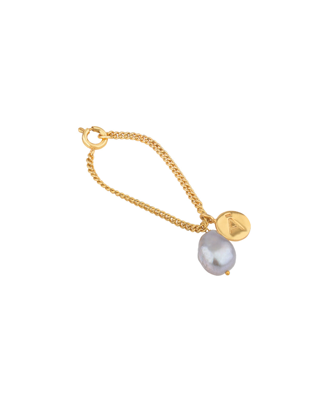 Silver Baroque Watch Charm