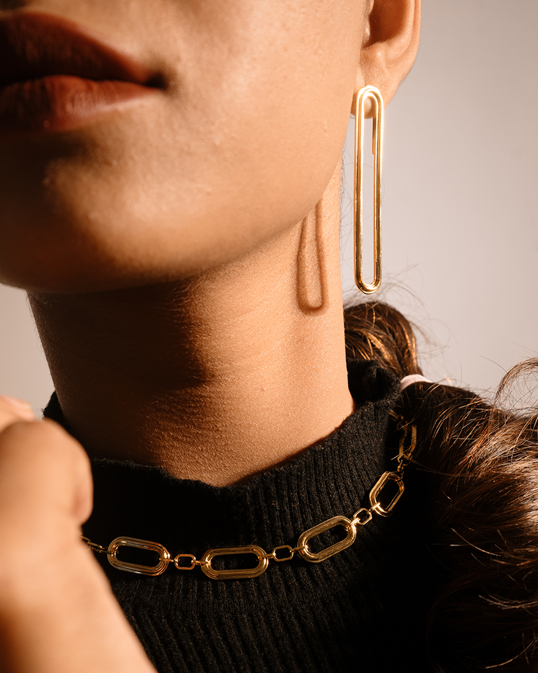 Chain Cascade Necklace silver