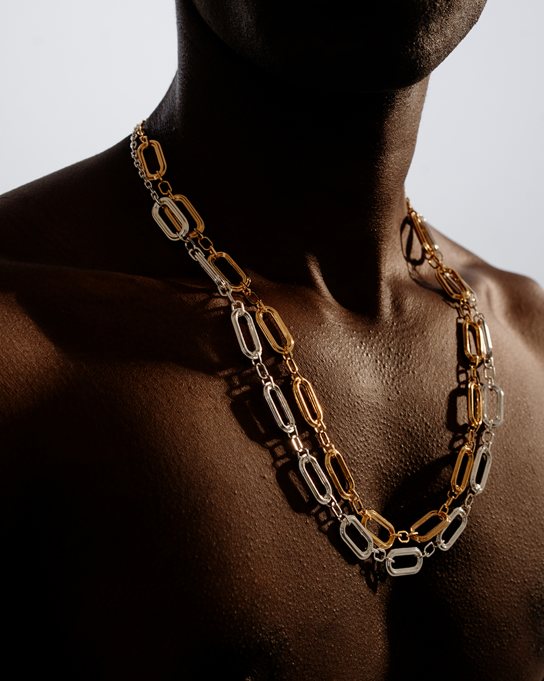 Chain Cascade Necklace silver