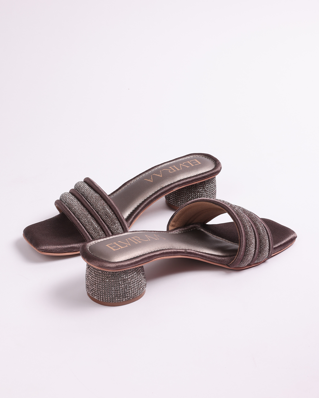 Puffy Diamond strap Flats