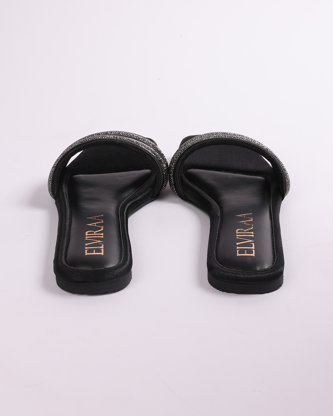 Puffy Diamond strap block heels