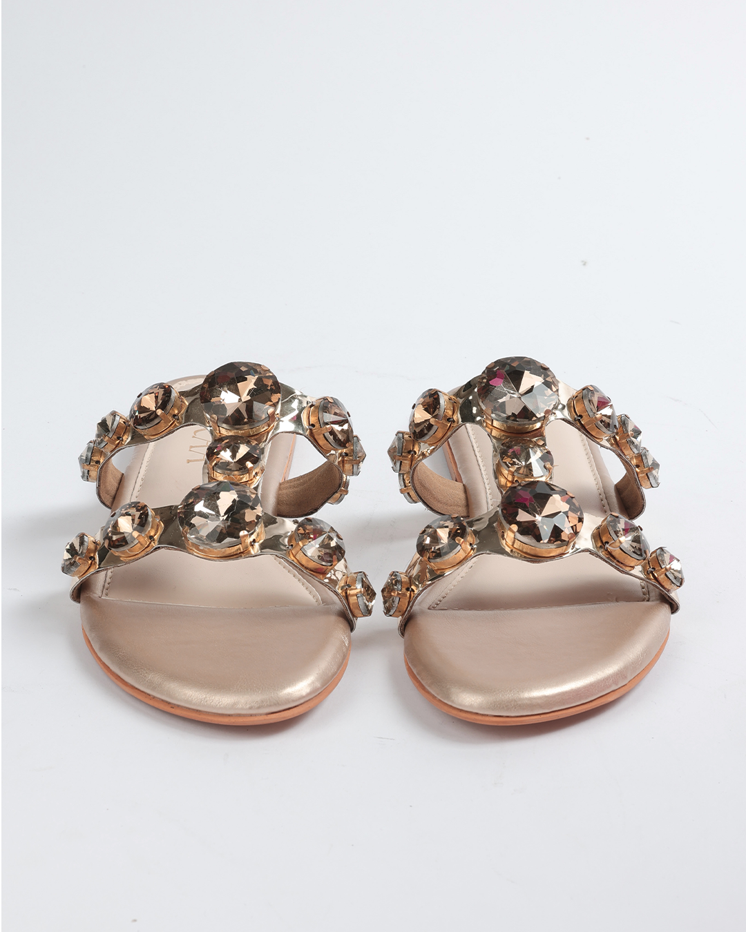 Stone studded flats