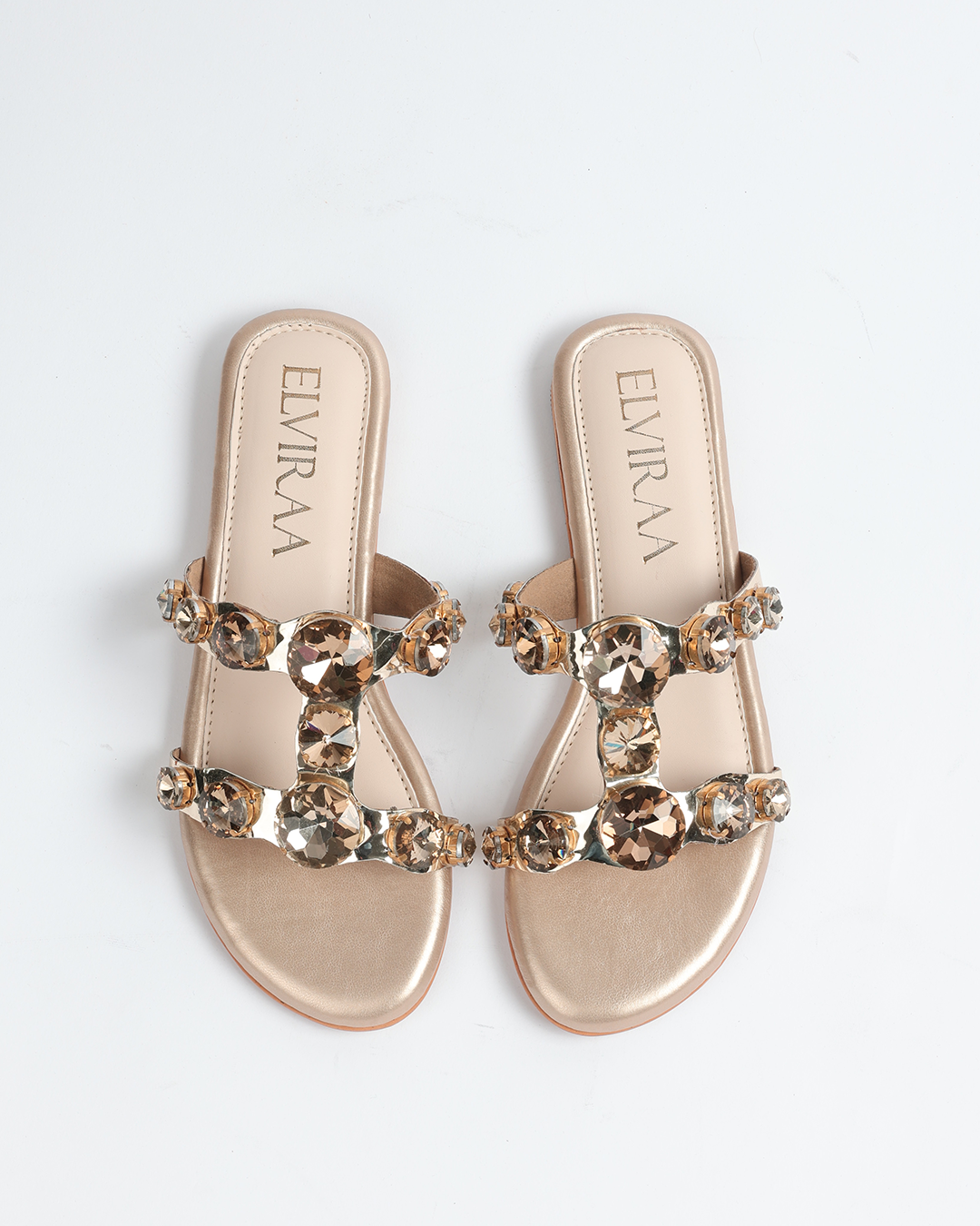 Stone studded flats