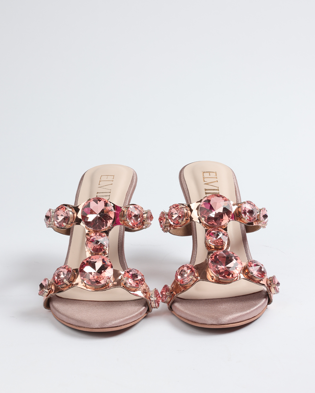 Stone studded heels