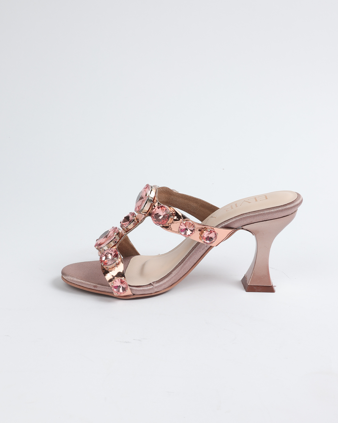 Stone studded heels