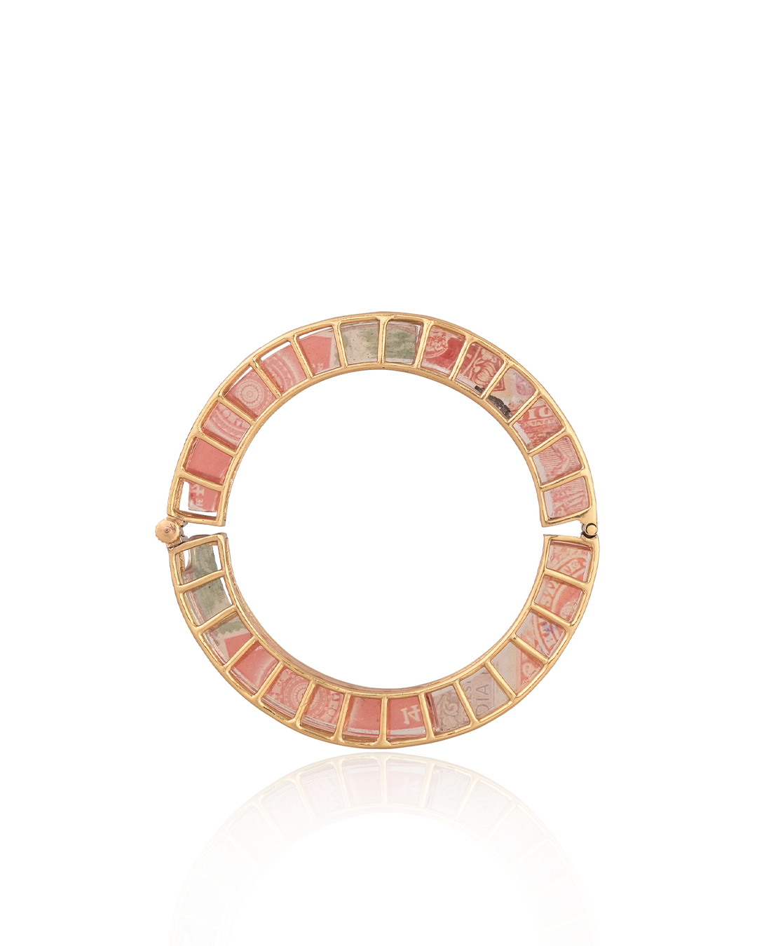 Enso Bangle (Illustrated Stone) 2