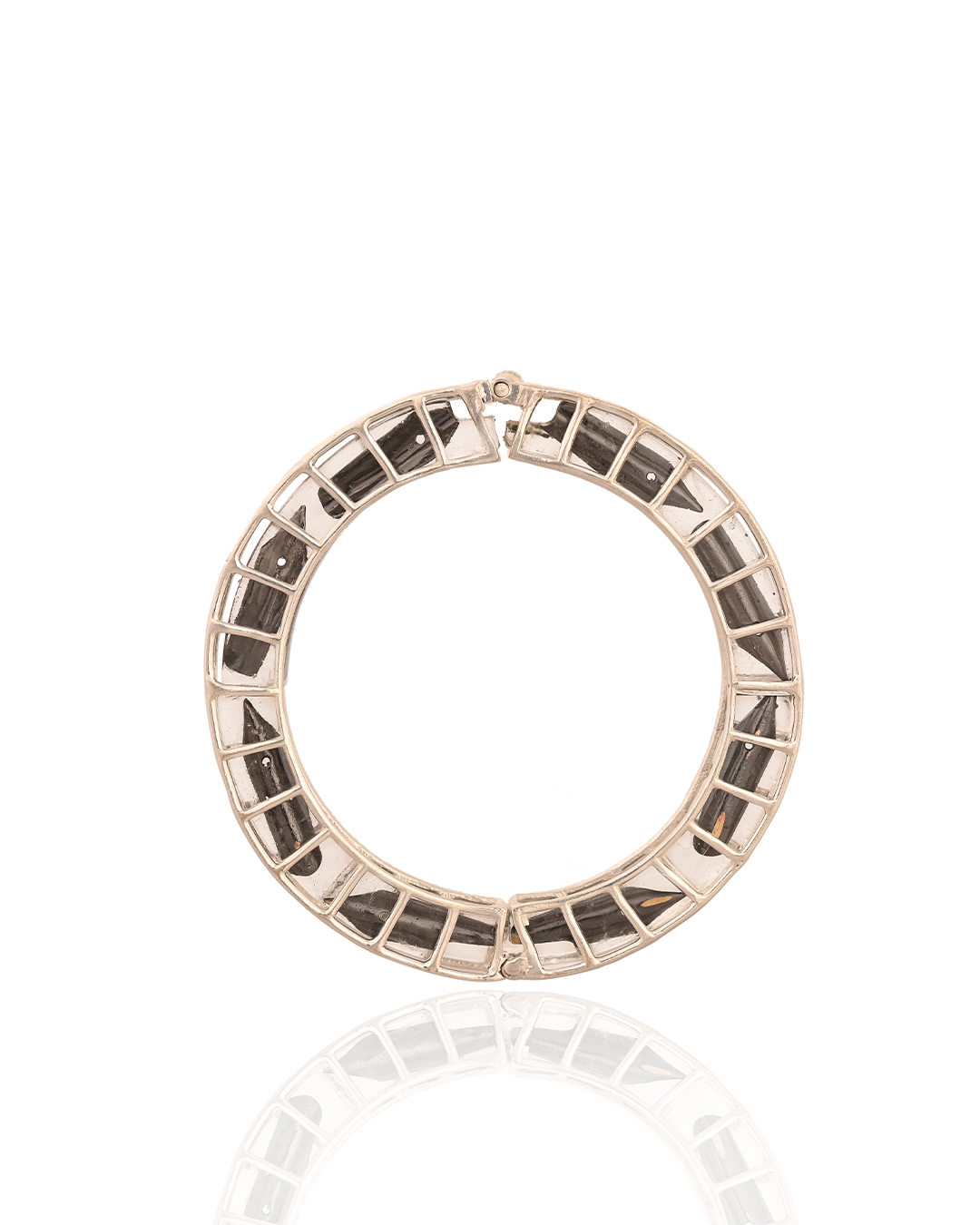 Enso Bangle (Stone with Pen nibs) 6