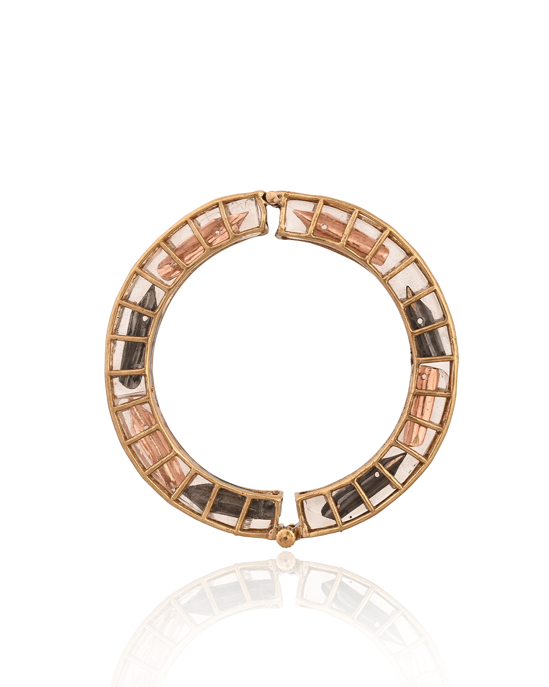 Enso Bangle (Stone with Pen nibs) 4