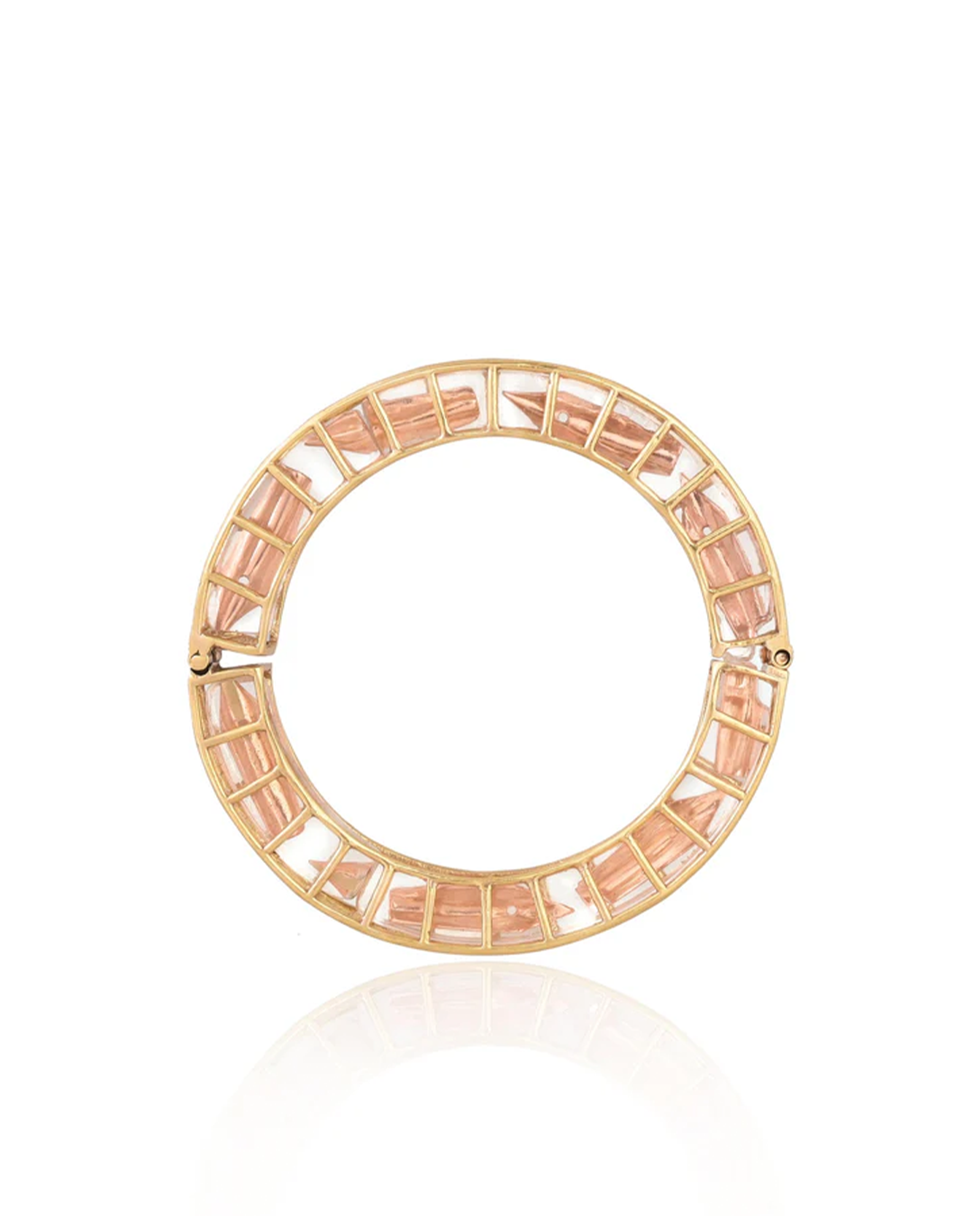Enso Bangle (Stone with Pen nibs) 3