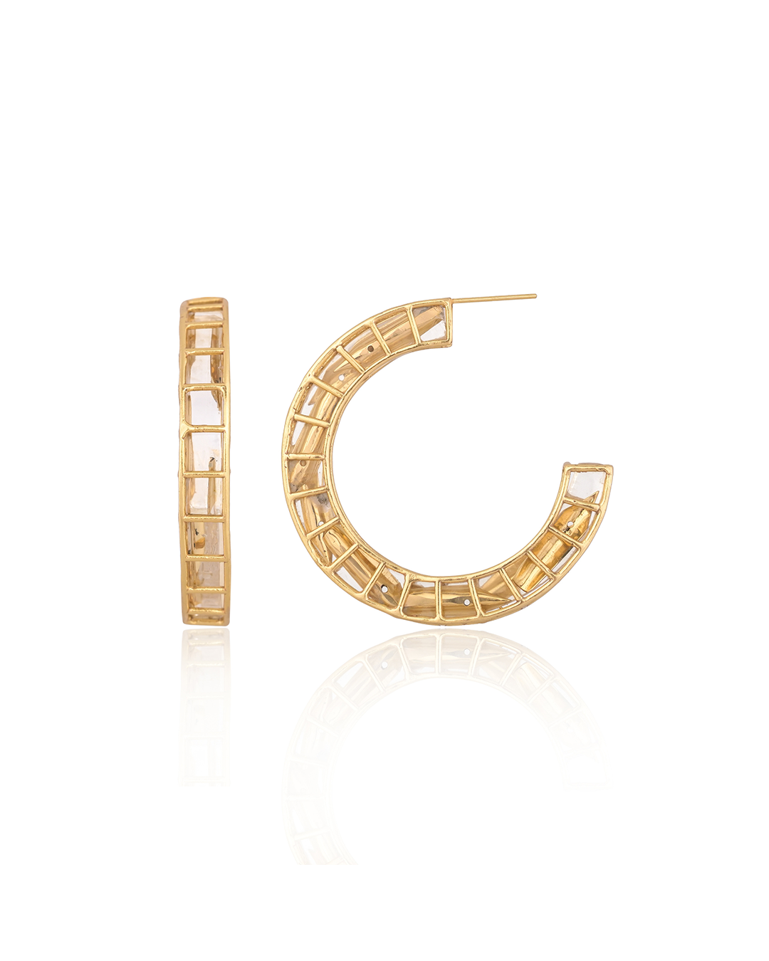Enso Hoops (Stone with Pen nibs)