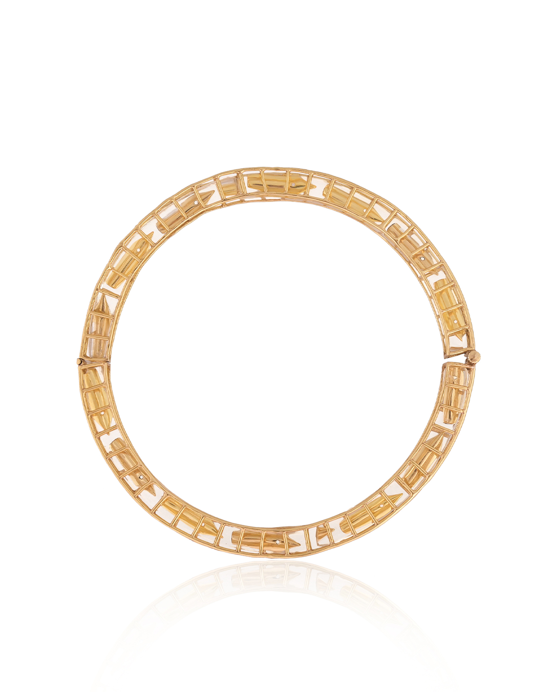 Enso Neckpiece (Stone with Pen nibs)
