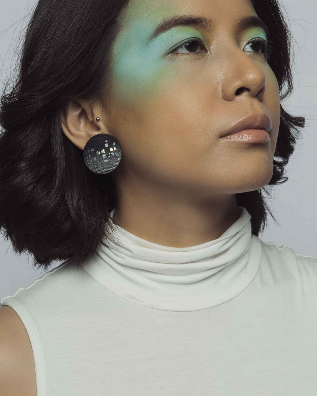 GLINT DOME EARRINGS