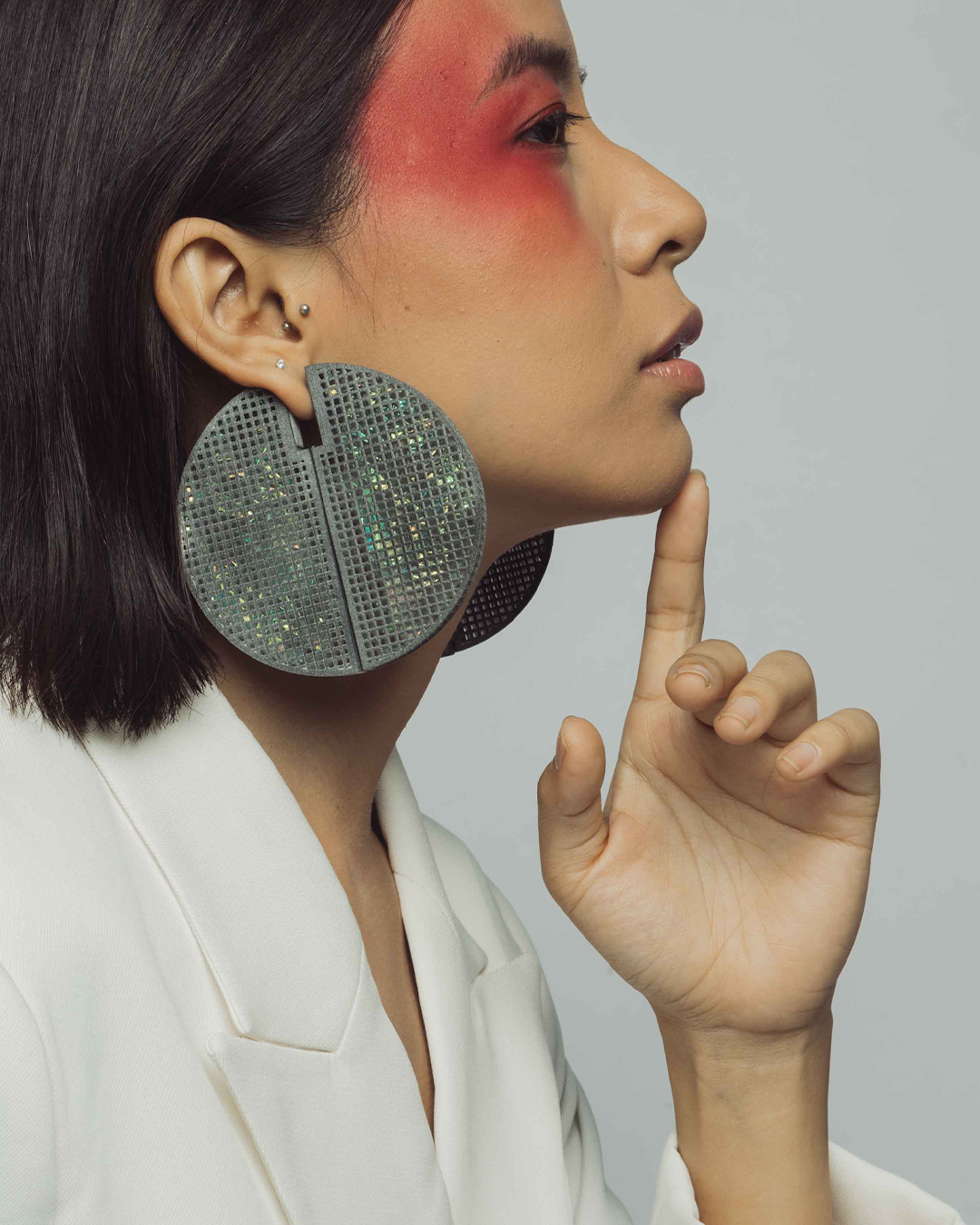 GLINT FULL CIRCLE EARRINGS