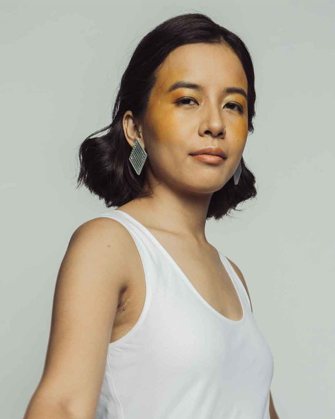 GLINT RHOMBUS EARRINGS BIG