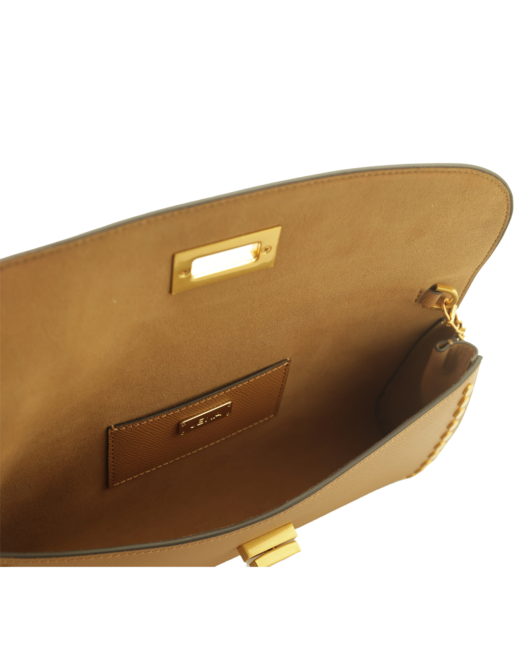 Metallic Slim Studded Clutch Bag 6C