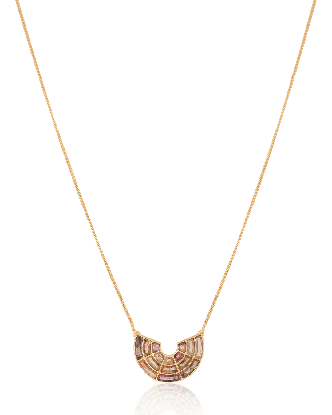 Mid Bloom Pendant (with stone)