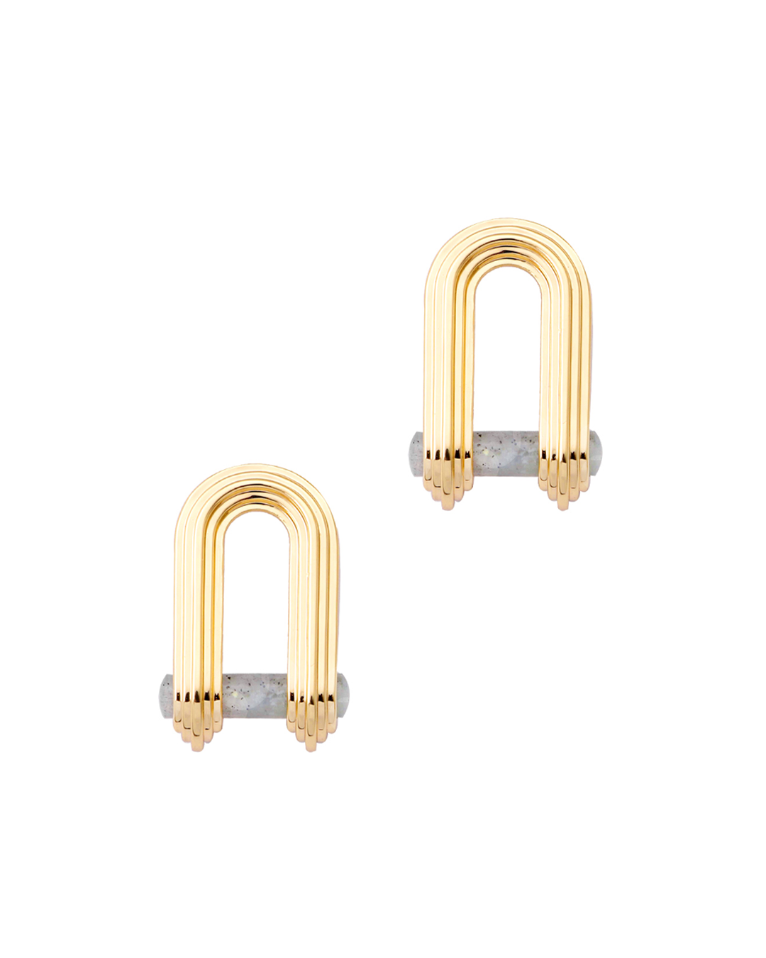 Statement stud earrings