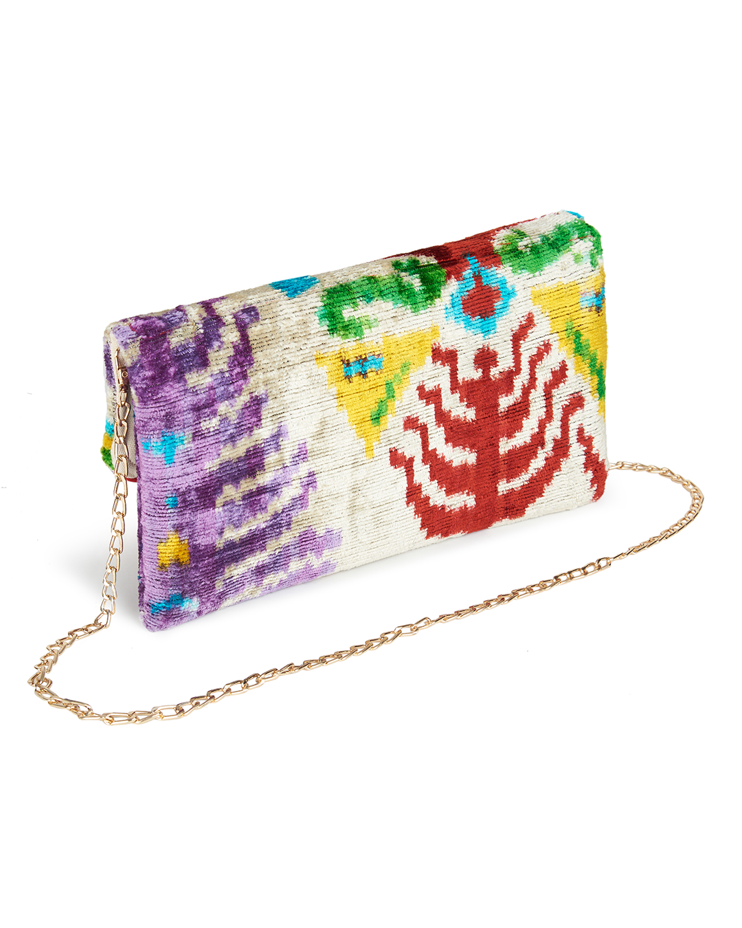 Velvet Silk Foldover Clutch 3A