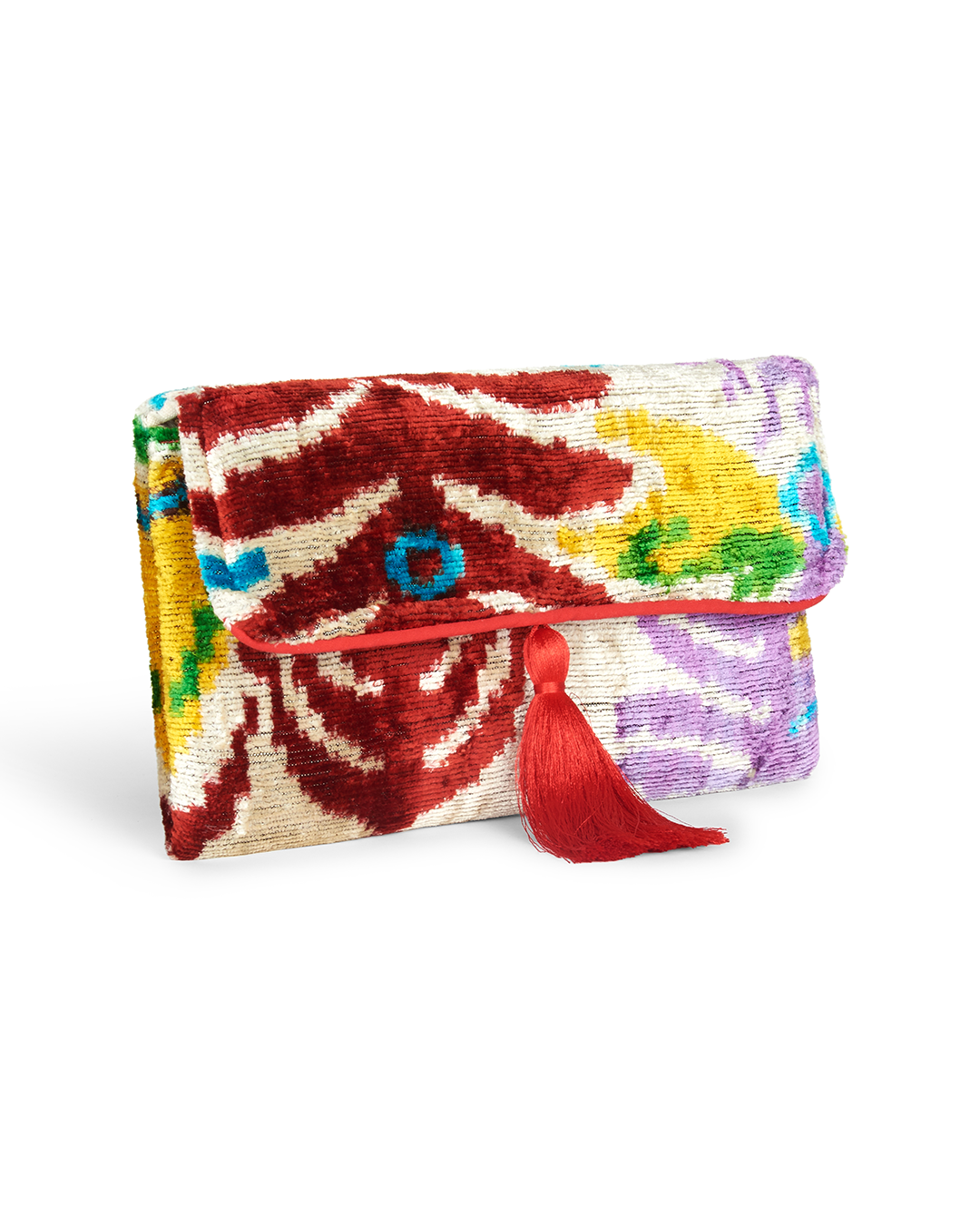 Velvet Silk Foldover Clutch 3A