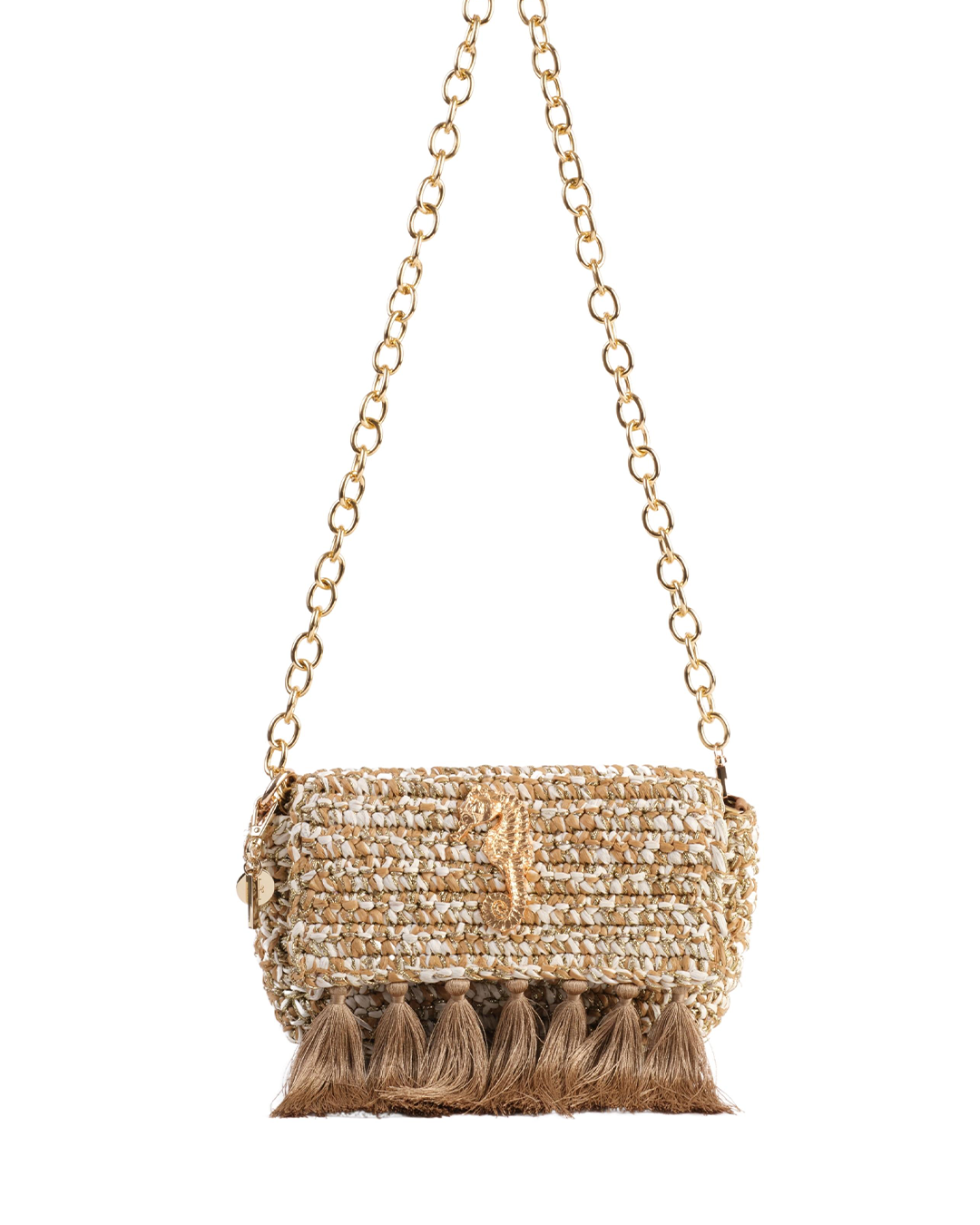 4 Weave Raffia Clutch 7B