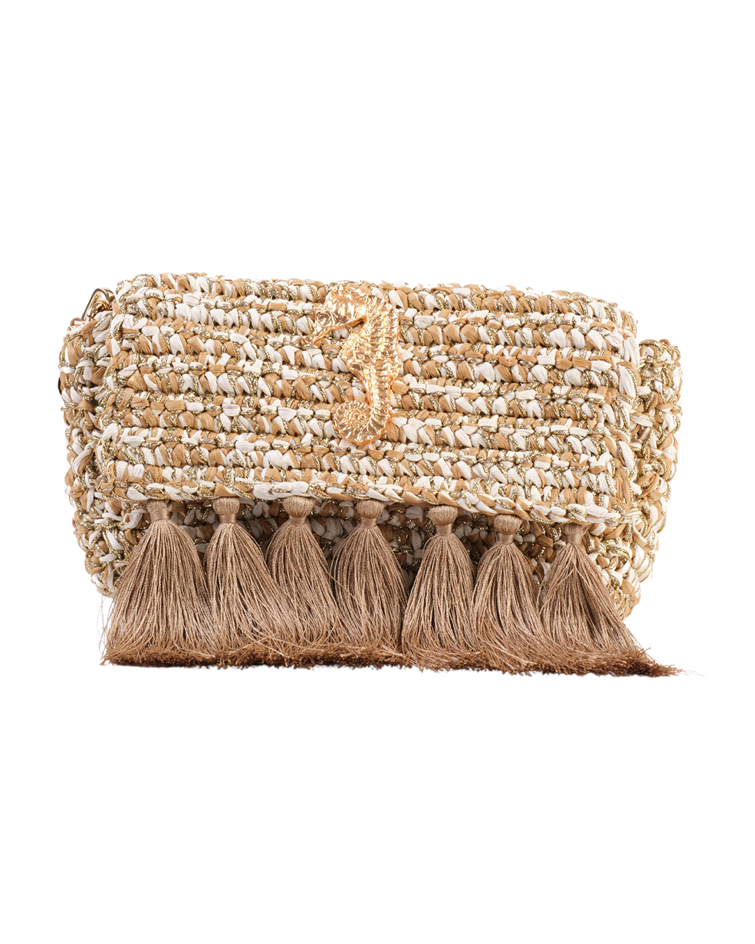 4 Weave Raffia Clutch 7B