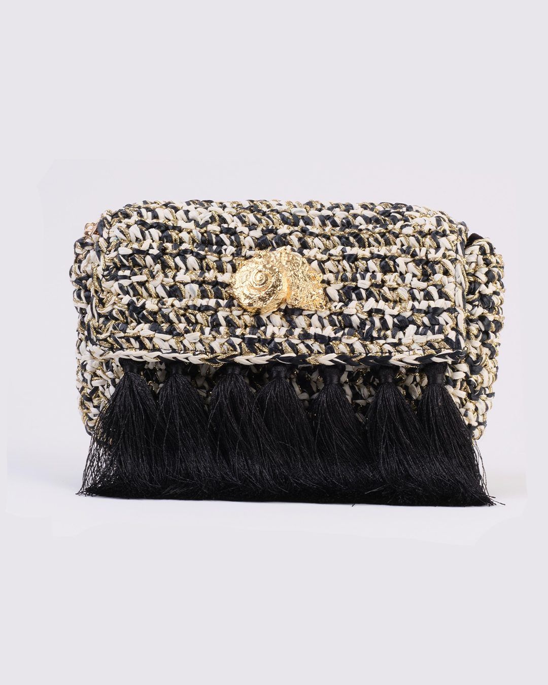 3 Weave Raffia Clutch 7A