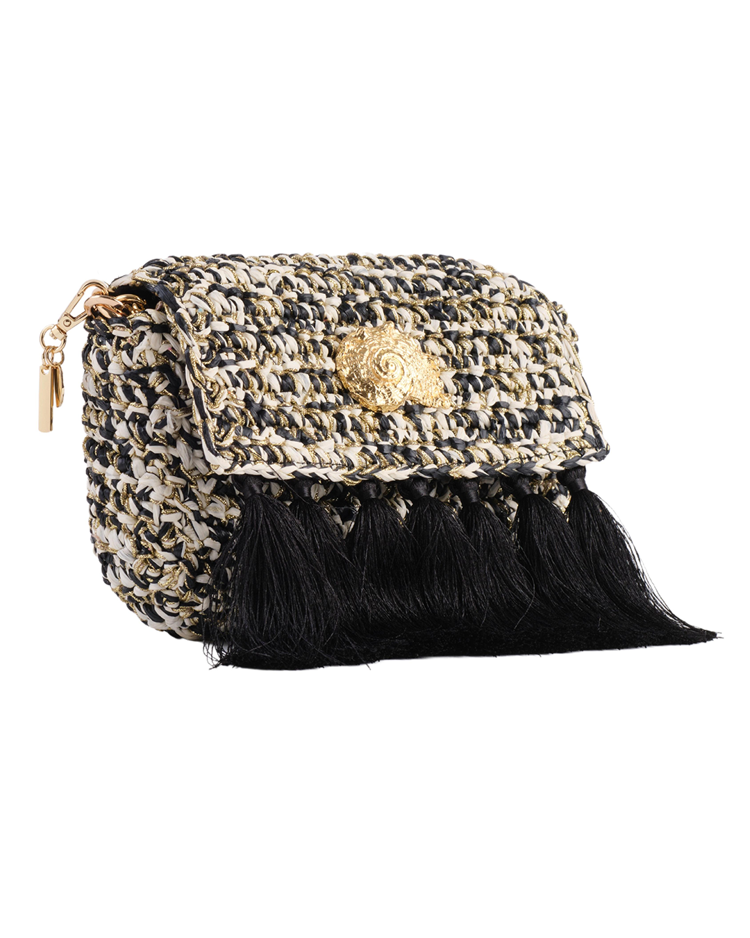 3 Weave Raffia Clutch 7A