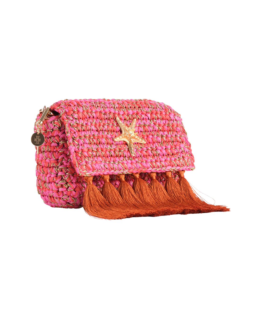 5 Weave Raffia Clutch 7C